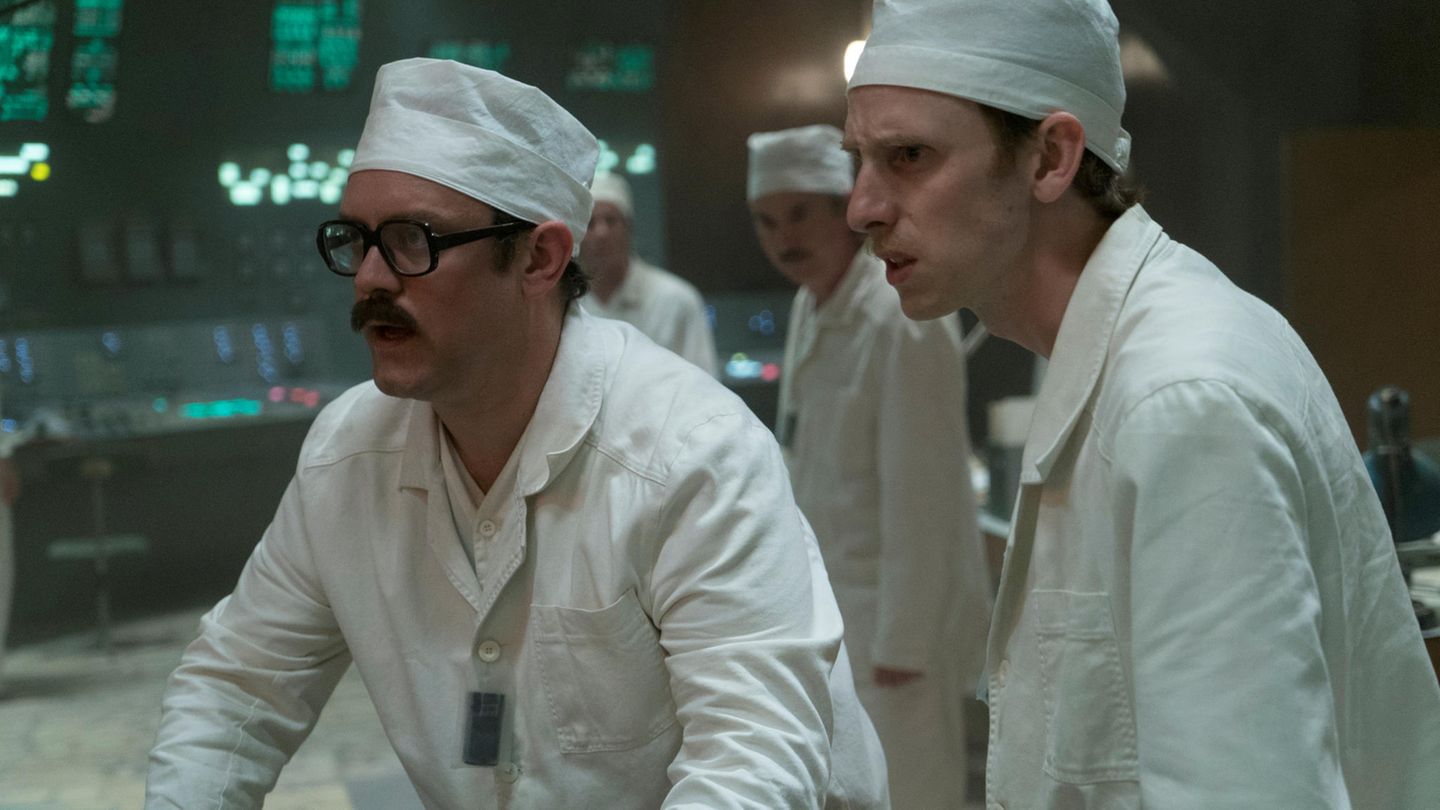 Sowjetische Wissenschaftler in der HBO-Serie "Chernobyl"