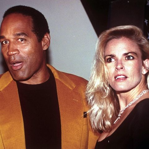O.J. Simpson und seine Frau Nicole