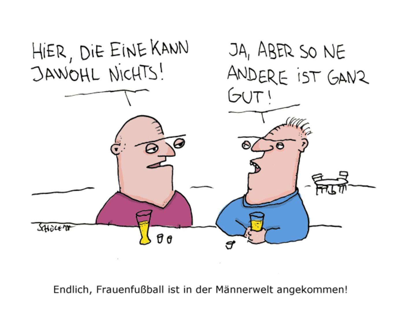 Cartoon von Tobias Schülert