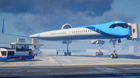 Die "Flying V" nutzt die bestehende Infrastuktur der Flughäfen.
