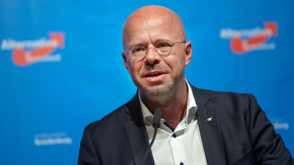 Spitzenkandidat der AfD in Brandenburg Andreas Kalbitz