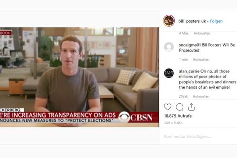 Instagram Mark Zuckerberg Facebook Deep Fake