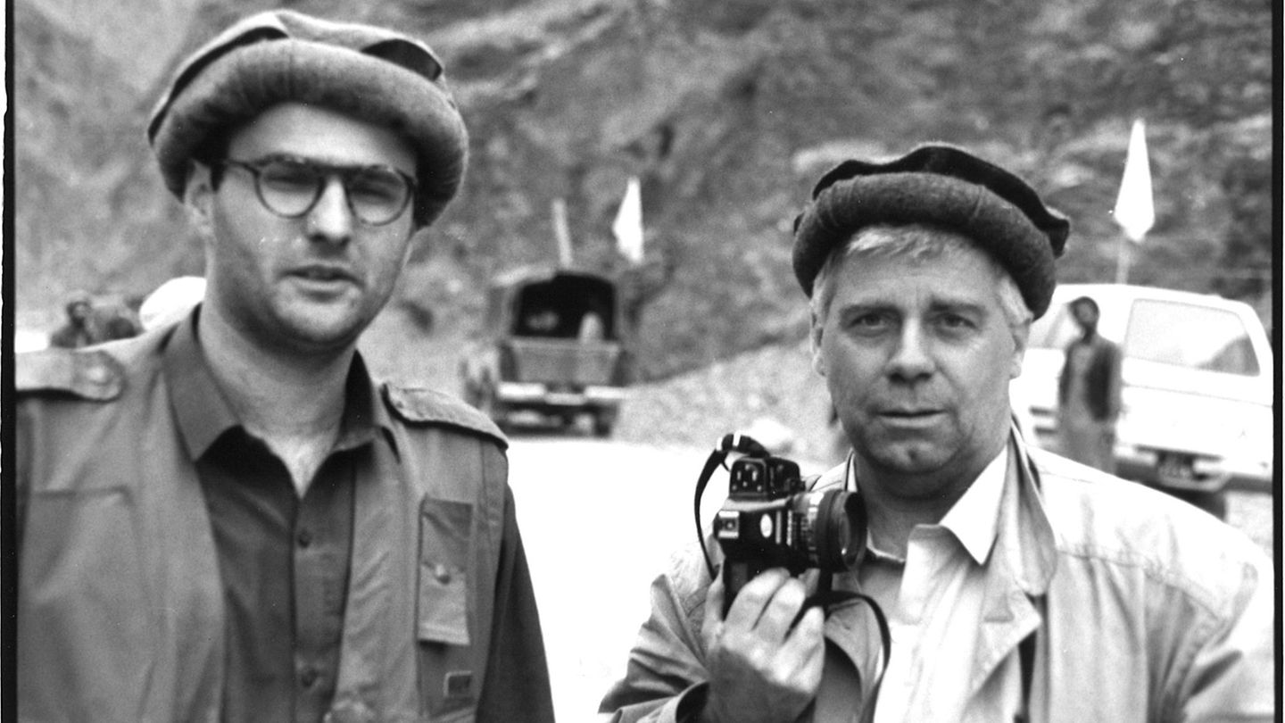 Gabriel Grüner und Volker Krämer (r.) in Afghanistan 1992