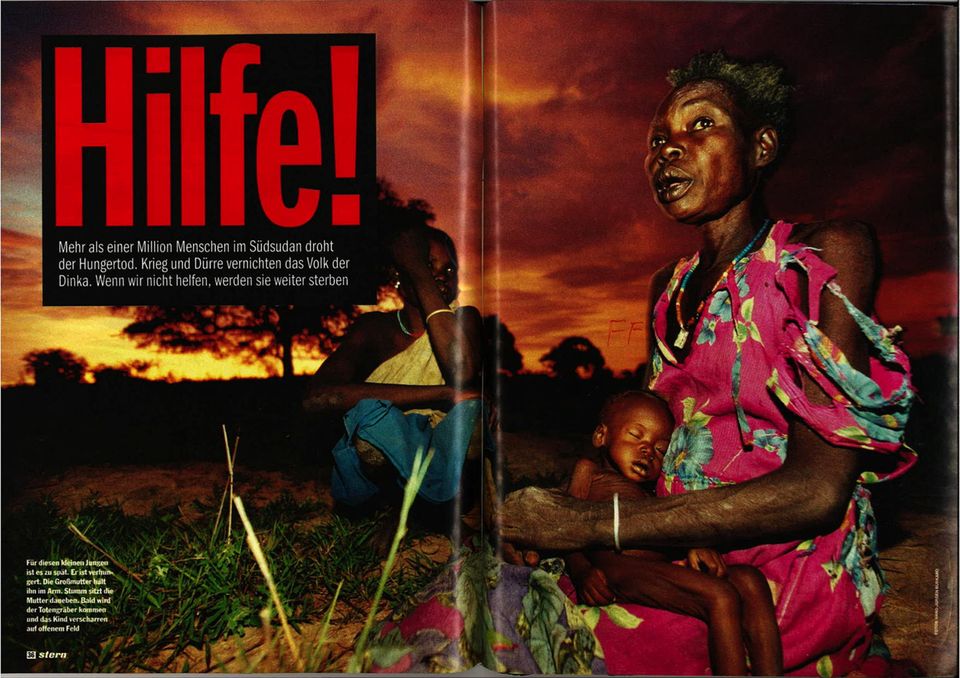 Anlässlich des 20. Todestages von stern-Reporter Gabriel Grüner zeigen wir noch einmal seine bedrückende Reportage aus dem Südsudan vom Herbst 1998. Seine Reportage aus dem Jahr 1992 über Gotteskrieger in Afghanistan können sie hier als PDF herunterladen.
