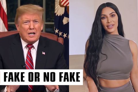 Donald Trump und Kim Kardashian werden durch "Deepfakes" Worte in den Mund gelegt