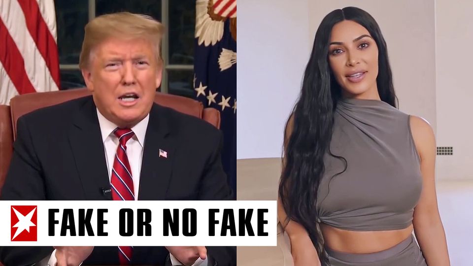 Donald Trump und Kim Kardashian werden durch "Deepfakes" Worte in den Mund gelegt