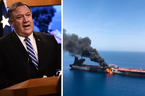 US-Außenminister Mike Pompeo, Tankschiff "Front Altair"