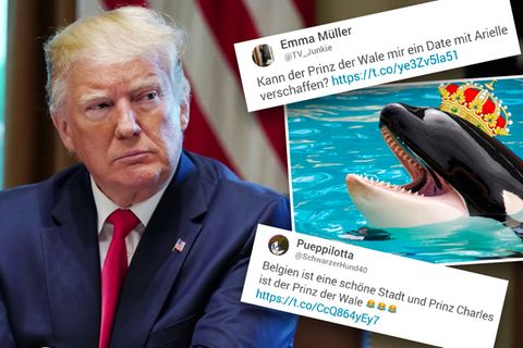 Trump nennt Prinz Charles "Prince of Whales"