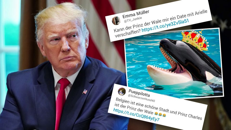 Trump nennt Prinz Charles "Prince of Whales"