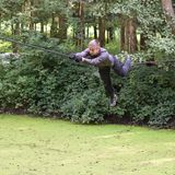 Die praktische Ausführung überlässt er aber lieber seinem Co-Trainer Peter.