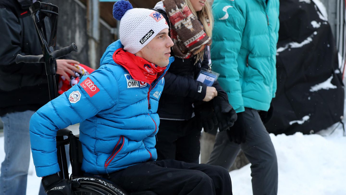 Video zeigt gelähmten Skispringer Lukas Müller gehend ...