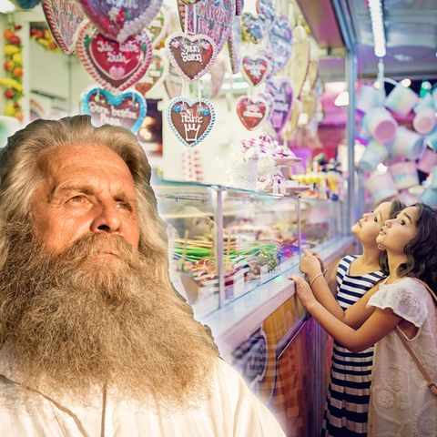 Traum: Gott auf der Kirmes