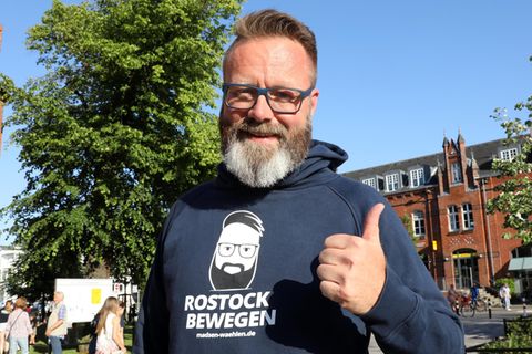 Der neue Rostocker Bürgermeister Claus Ruhe Madsen