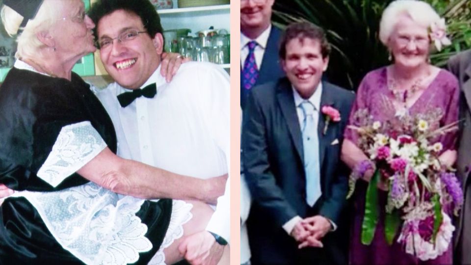 40 Jahre Altersunterschied: Simon und Edna können nicht ohne einander 40 Jahre Altersunterschied: Simon und Edna können nicht ohne einander