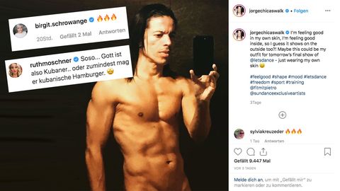 Jorge González nackt bei Instagram – und die Promi-Damen laufen heiß
