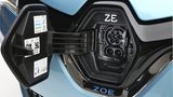 Der Zoe bietet jetzt zum Wechselstromladen bis 22 kW zusätzlich die Gleichstrom Schnellade-Option mit bis zu 50 kW