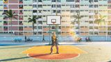 Kategorie Menschen, 2. Platz: Tägliche Routine  Ein alter Mann macht im ersten Morgenlicht seine Tai-Chi-Übungen auf einem Sportplatz im Choi Hung House in Hong Kong, auf dem nachmittags viele junge Menschen des Viertels Basketball spielen.      https://yourshot.nationalgeographic.com/photos/13564149/