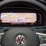 Das digitale Kombiinstrument ermöglicht auch eine große Kartenansicht