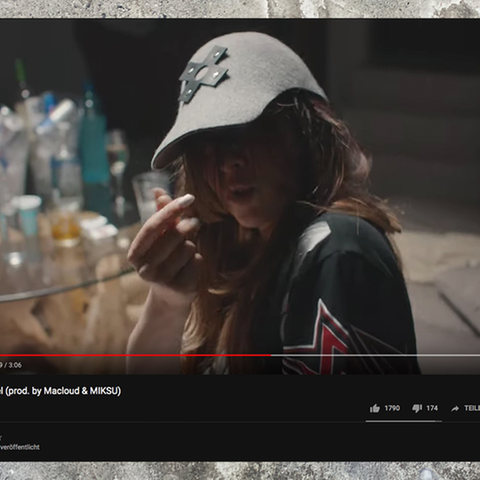 Ibiza: Rapperin Haiyti dreht Musikvideo in "Strache-Villa"