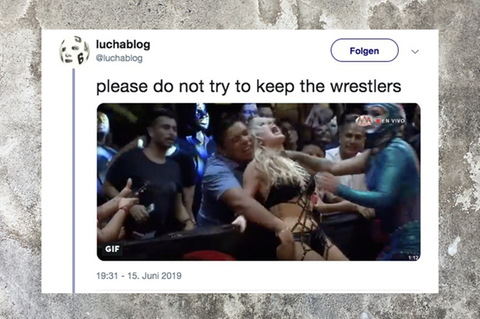 Mexiko: Fan begrapscht US-Wrestlerin während Kampf