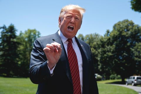 US-Präsident Donald Trump bezeichnet Umfragen, die ihn schlecht aussehen lassen, als Fälschungen