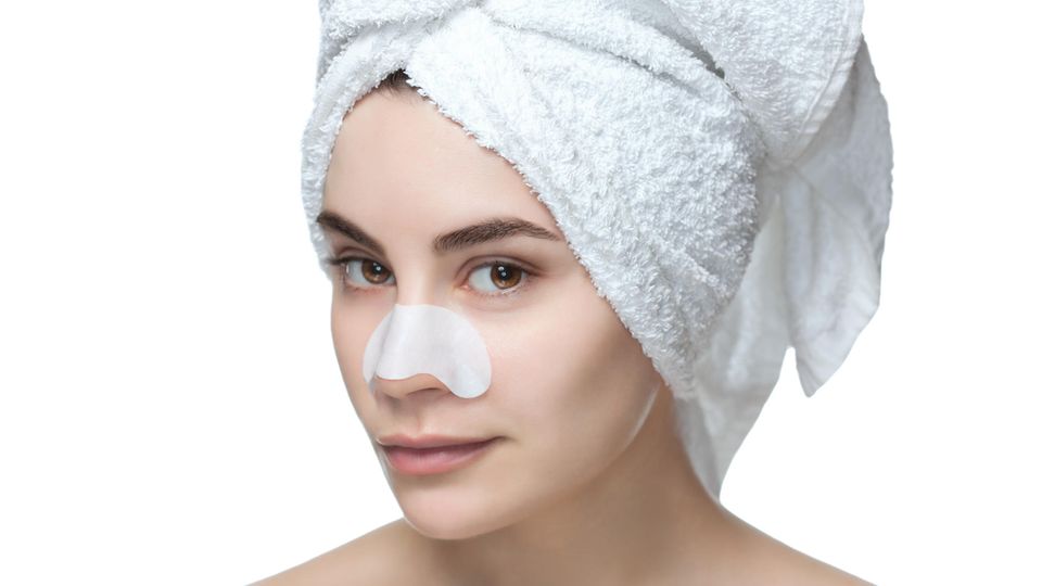 Nasenpflaster gegen Mitesser Clear-Up Strips entfernen Mitesser