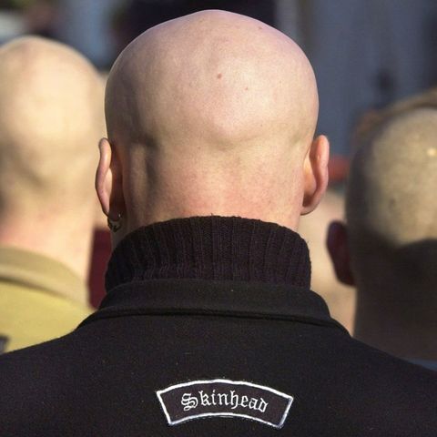 Drei Skinheads nehmen in Hagen an einem Neonazi-Aufmarsch teil