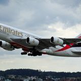 Airbus A380 von Emirates