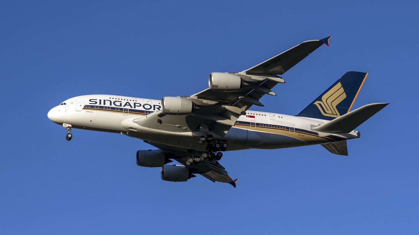 Airbus A380 von Singapore Airlines