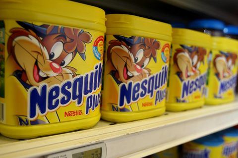 Nesquik in einem Supermarkt