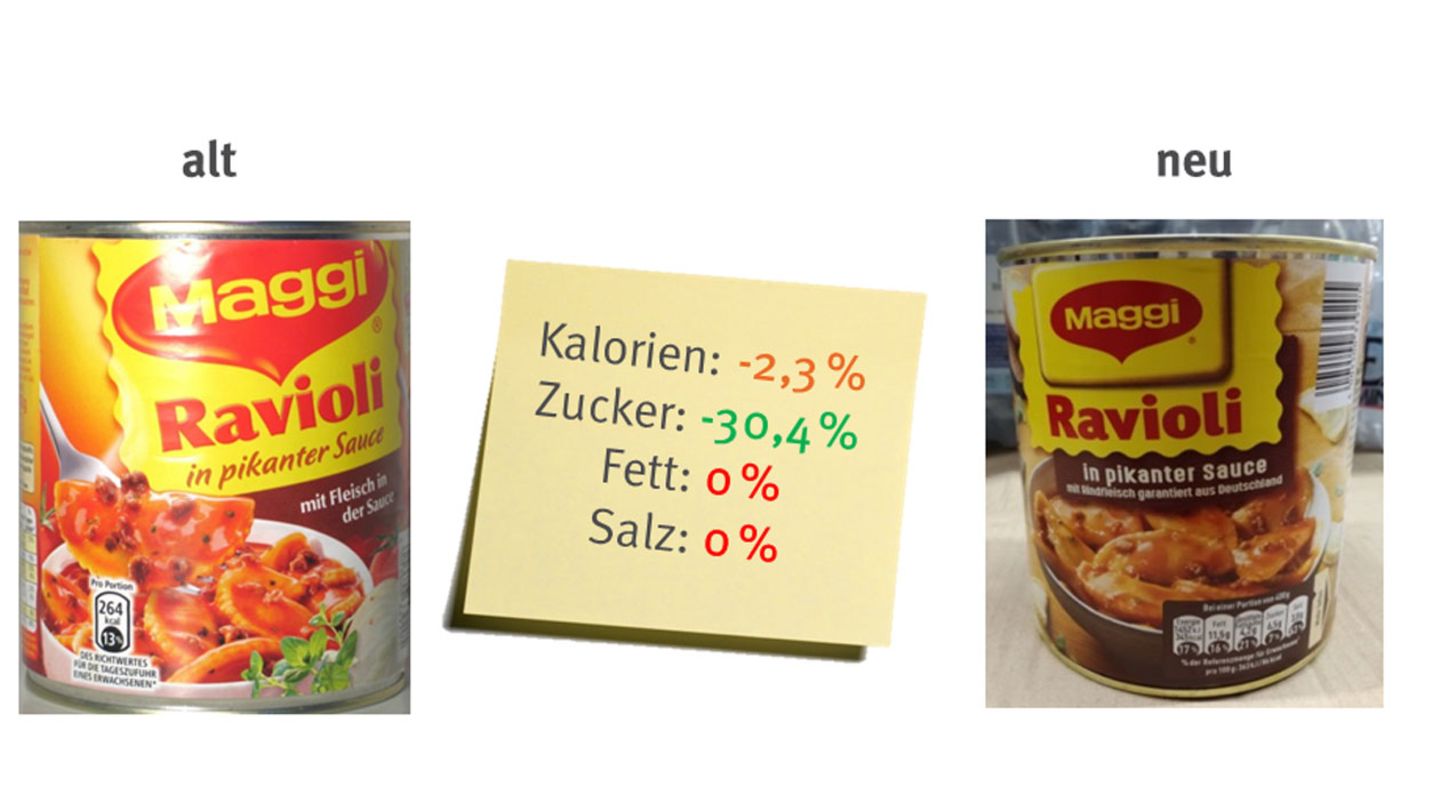 Maggi Ravioli aus der Dose