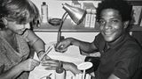 Basquiat bei der Maniküre