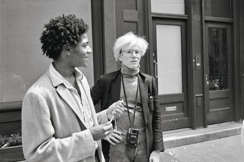 Basquiat lächelt, Warhol guckt kritisch