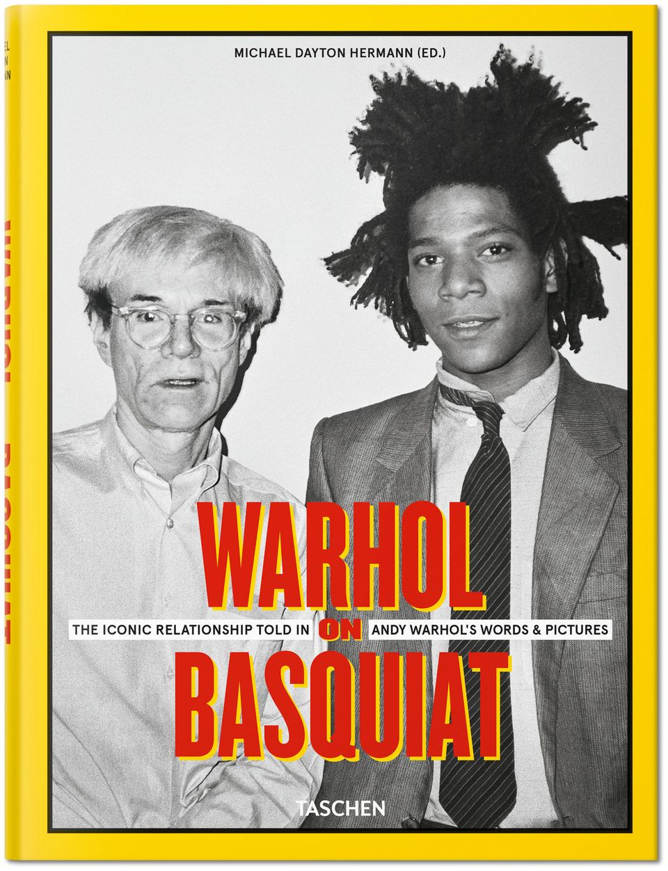 Warhol on Basquiat Cover des Bildbandes