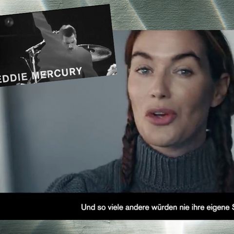 Frau mit Zöpfen