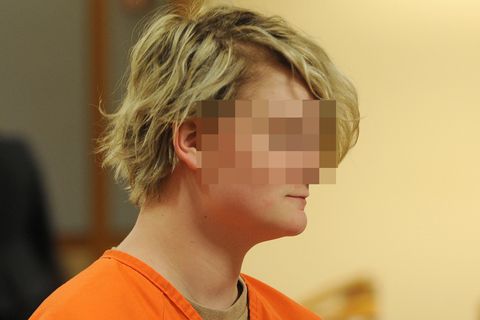 Die Angeklagte Denali B., 18, in einem Gerichtssaal in Alaska (USA)