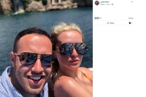 Josh Silver und seine Freundin machen ein Selfie in der Türkei