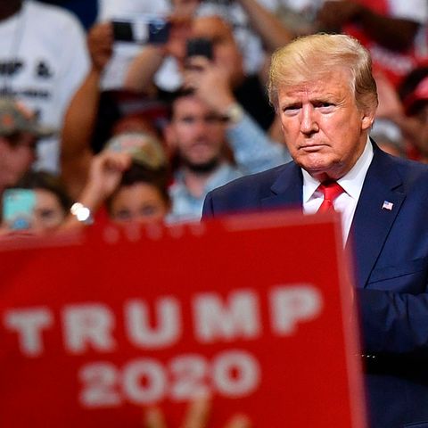 "Greatest-Hits-Kundgebung": US-Präsident Donald Trump bei seiner Wahlkampferöffnung in Orlando, Florida