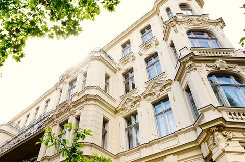 Blick auf einen Altbau