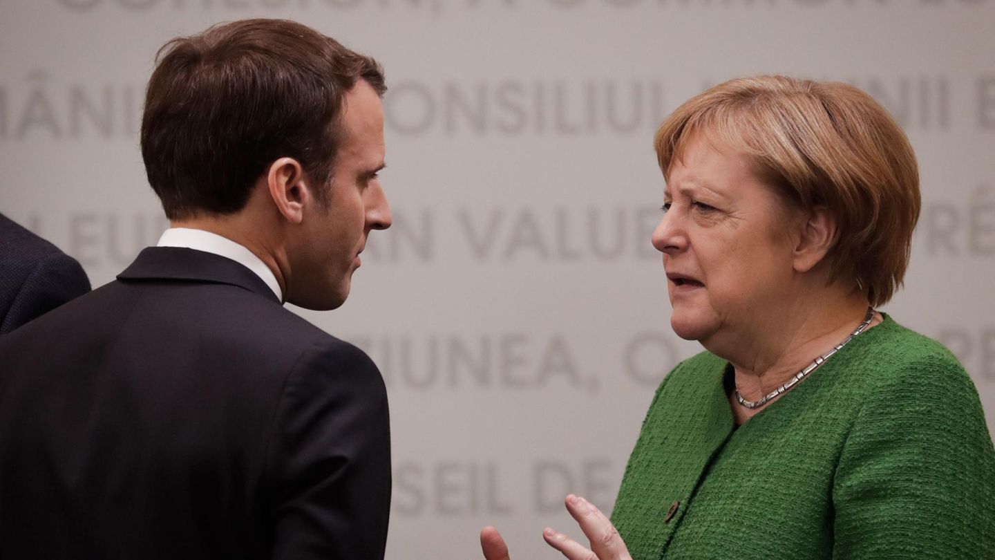 Angela Merkel - Emmanuel Macron - EU-Gipfel