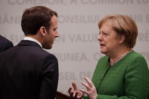 Angela Merkel - Emmanuel Macron - EU-Gipfel