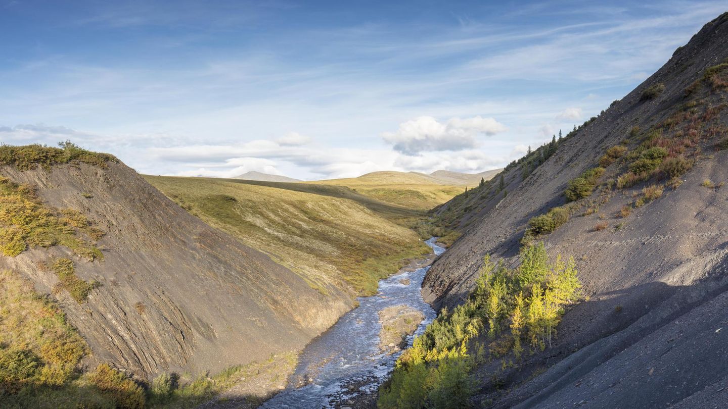 Vittrekwa Valley in den kanadischen Northwest Territories
