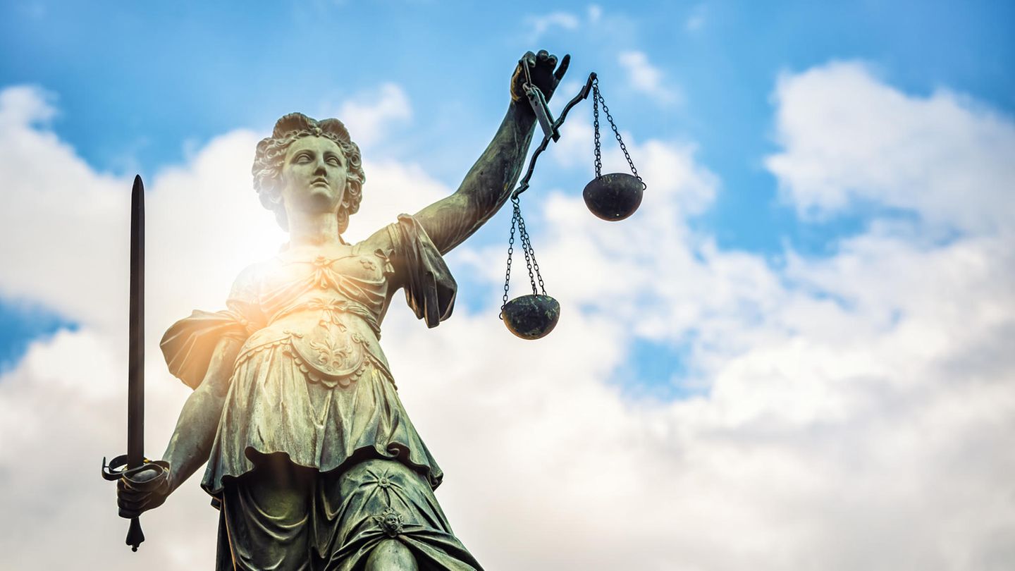 Eine Justizia-Statue