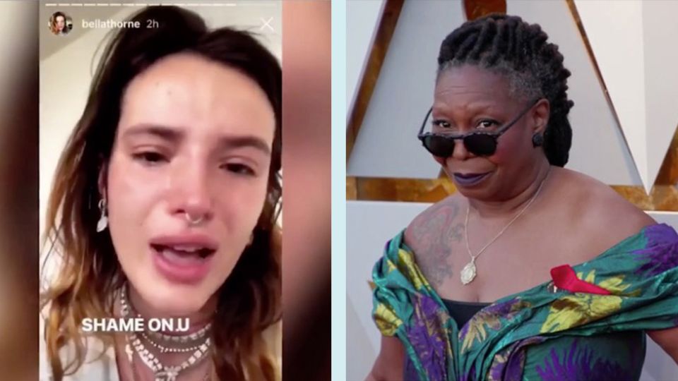 Bella Thorne wirft Whoopi Goldberg unter Tränen "slutshaming“ vor