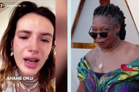 Bella Thorne wirft Whoopi Goldberg unter Tränen "slutshaming“ vor