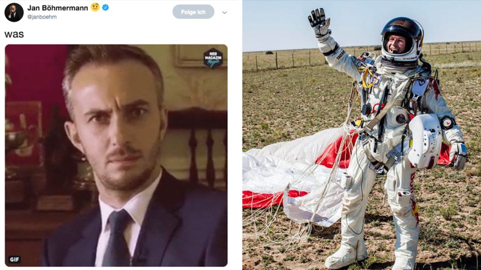 Nach Baumgartner-Beleidigungen: Österreichische Nutzer entschuldigen sich bei Böhmermann Nach Baumgartner-Beleidigungen: Österreichische Nutzer entschuldigen sich bei Böhmermann