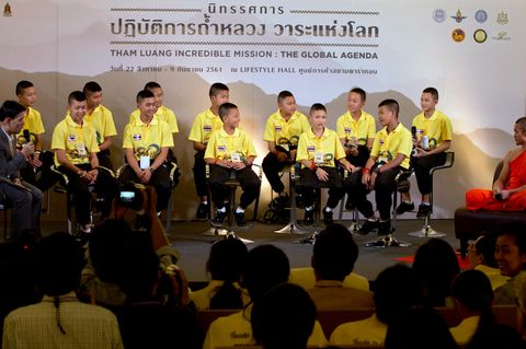Die Fußballmannschaft, die aus einer Höhle in Thailand gerettet wurde