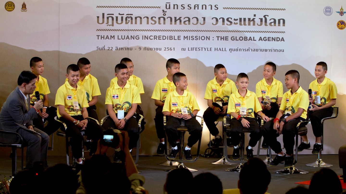 Die Fußballmannschaft, die aus einer Höhle in Thailand gerettet wurde