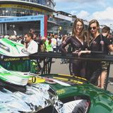 Immer mit dabei: die Grid Girls.