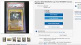 Screenshot einer Ebay-Auktion der Pokémon-Karte Magneton